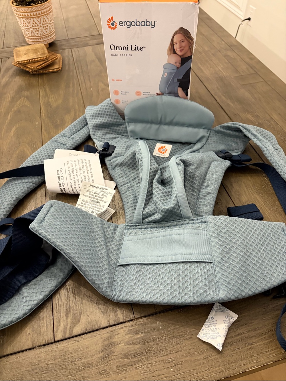 Ergobaby Omni Lite Slate Blue NWT